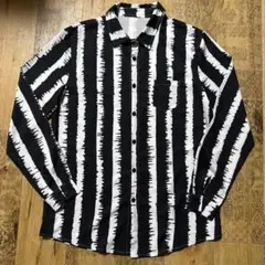 美品】RATS ラッツSPIDERWEB PRINT SHIRT Mネルシャツ - メルカリ
