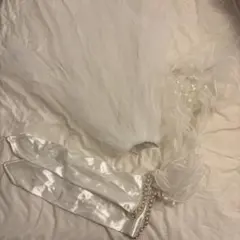 ウェディング　グローブ　髪飾り　ヴェール　3点セット