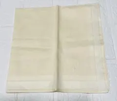 新品未使用☆ ハンカチ レディース 婦人 白 ベージュ シンプル 薄手 綺麗め