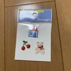 familiar ワッペン 3点セット 家 さくらんぼ くま