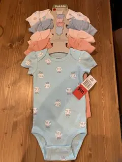 ゆ*中様 Pekkle ベビー肌着 9M 動物柄 70センチ　5枚セット