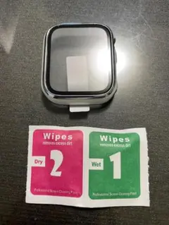 ★Apple Watch ケース 44mm シルバー/ホワイト