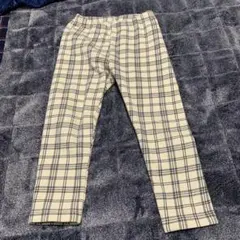 UNIQLO ユニクロ フリース チェック柄 長ズボン100