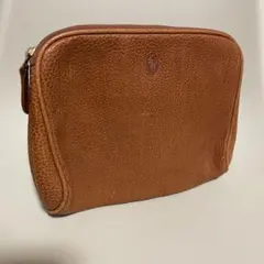 POLO RALPH LAUREN 本革 レザーポーチ ブラウン ヴィンテージ