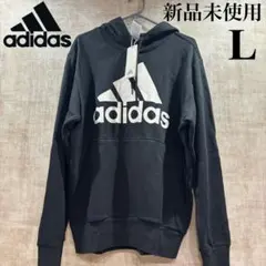 新品　アディダス　パーカー　エッセンシャルズ フレンチテリー　ビックロゴ
