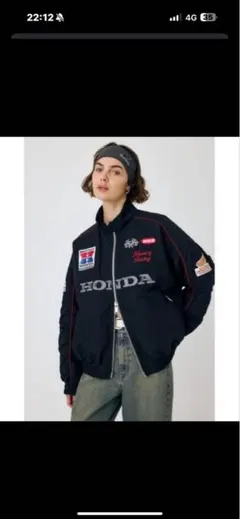 moussy × HONDA HRC レーシングジャケットのサムネイル