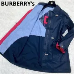良品　80s バーバリーズ　ファイヤーマンコート　ネイビー　希少品　7AR