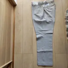 ユニクロ ベージュ チェック柄 スマートアンクルパンツ XL 未使用