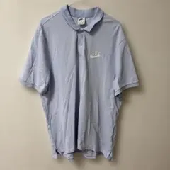 Nike ライトブルー ポロシャツ XXL