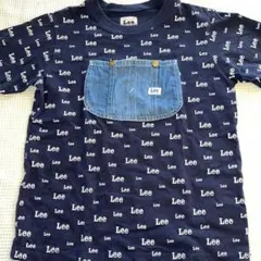 Lee キッズ Tシャツ 140 ネイビー　+130cm ベージュTシャツ