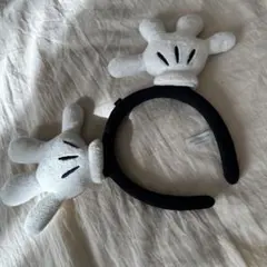 ミッキー手型カチューシャ