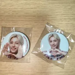 Stray kids Felix ゴンチャ缶バッジ 2個セット