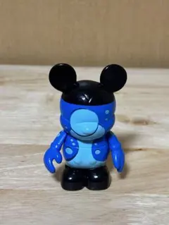 Disney Vinylmation フィギュア　水色 青と黒柄のサムネイル