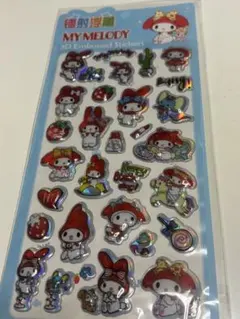③マイメロディ 3Dエンボスシール