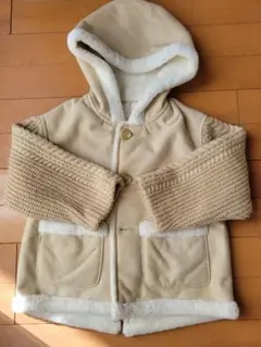 コムサイズム ムートンコート 110