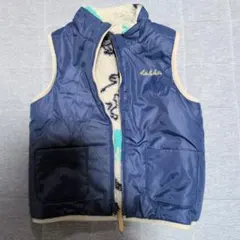 ハッカキッズ　ベスト　リバーシブル　120　【美品】