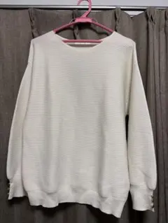 grove ニットセーター　アイボリー