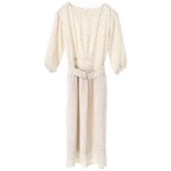 chocol raffine robe ドット7分袖ワンピース