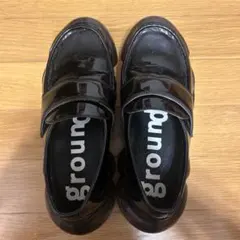 grounds JEWELRY LOAFER 厚底 ローファー エナメル 25 - メルカリ