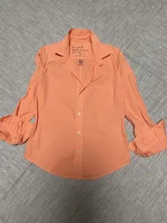 Frank & Eileen 長袖シャツ XS 薄いオレンジよりのサーモンピンク