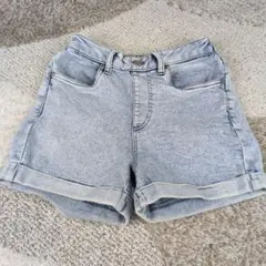 デニム ショートパンツ ライトブルー 150サイズ