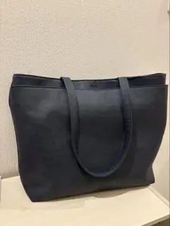ダークブルー トートバッグ ビジネスバッグ