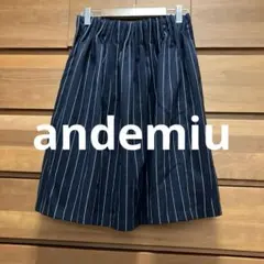 andemiu 冬紺ストライプスカート アンデミュウ フレアのサムネイル
