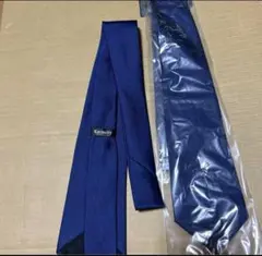 2本ネイビー 無地本格ネクタイ新品未使用セット　本数 追加は＋600コスプレにも