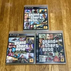 PS3 グランドセフトオート Ⅳ Ⅴ リバティーシティ 3本セット