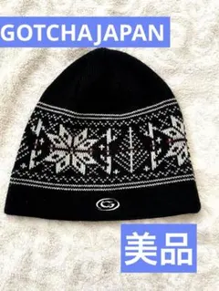 GOTCHA JAPAN 雪の結晶パターン ニット帽