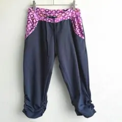 ミカランセ　ヨガウェア クロップドパンツ ダイヤモンド柄　フリーサイズ ミカランセ ヨガウェア クロップドパンツ ダイヤモンド柄 フリーサイズ