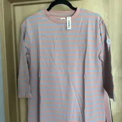 BEAMSminiLOOK 長袖カットソー 150 ピンク/ブルー Ｂ