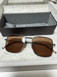 美品］THOM BROWNE サングラス TBS905-49-01 - メルカリ