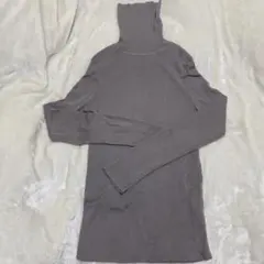 エクストラファインメリノリブタートルネック(ユニクロ/UNIQLO)