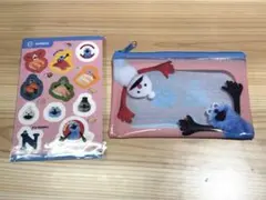 パペットスンスン×スシロー クリアポーチ&シール