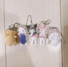 サンリオキャラクターズ ミニチュアチャーム　ライブキャラクター全5種コンプセット