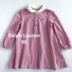 ☆Ralph Lauren ラルフローレン☆90㎝☆ワンピース 長袖 ポロ