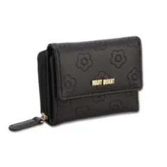 MARY QUANT ブラック 三つ折り財布