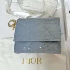 レディーディオールロータスウォレットLady Dior Lotus ブルー