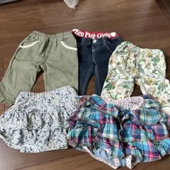 女の子　パンツ5枚セット 95