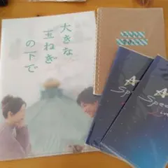 映画:大きな玉ねぎの下で　クリアファイルセット ノート チケットケース