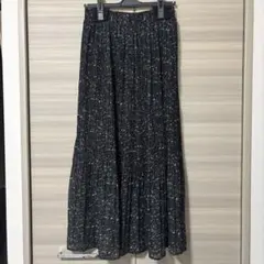 メランクルージュ　小花柄　プリント　プリーツスカート　フリーサイズ　春服のサムネイル