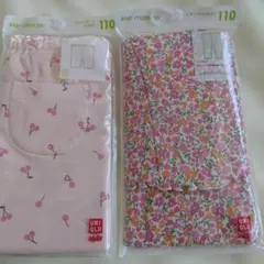 UNIQLO チェリー柄 ドライレギンス 110