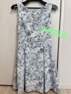 《未使用品》MIIA ミーア ワンピース　レディース　花柄　水色　フリーサイズ
