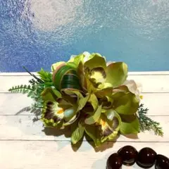 フラダンス 髪飾り ヘアクリップ NO10_a