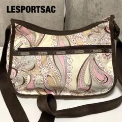 美品✨】レスポートサック クラシックホーボー チェック柄 ブラウン 