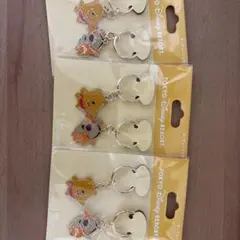 プーさんティガーキーチェーン2個セット✖︎3