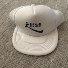 【新品】Hokkaido Marathon トラッカーキャップ ホワイト