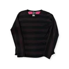 00s PPFM border knit long sleeve