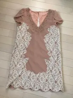 ストーン・レースワンピ